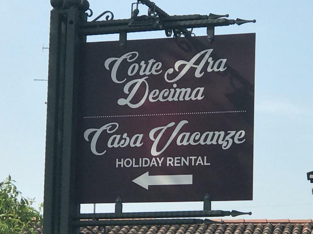 Appartamento "Casa Vacanze Corte Ara Decima" Sona Dış mekan fotoğraf